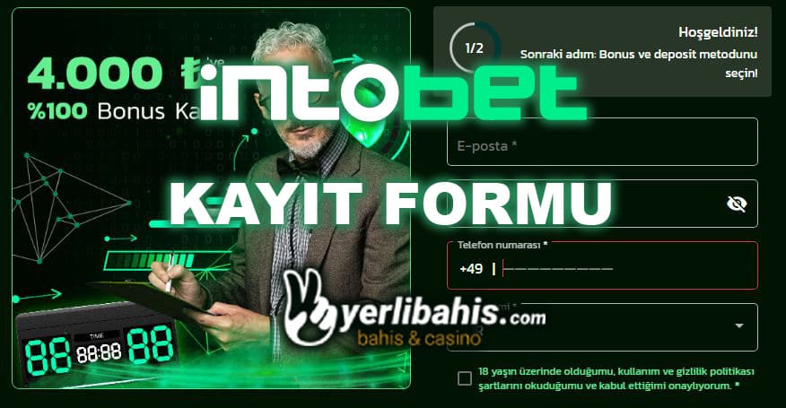 intobet üyelik