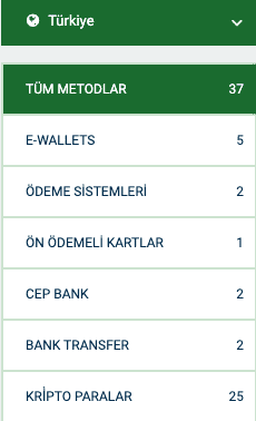 melbet'in para yatırma yöntemleri nedir?